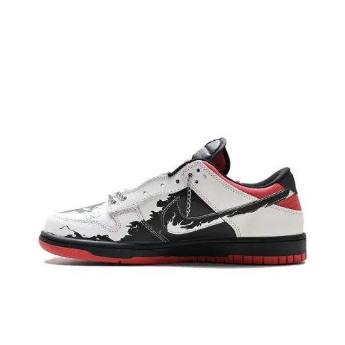 Nike Dunk Slip-Resistant Abrasion-Resistant Low Top Скейтборд Кроссовки Unisex Белый Черный Красный