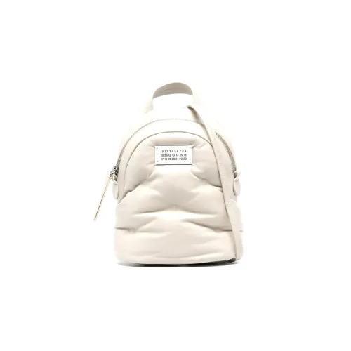 Maison Margiela Glam Slam Телячья кожа Сумка через плечо Сумка на плечо Стандартная Женская Экрю