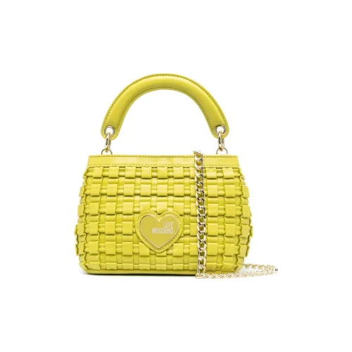 MOSCHINO Полиэстер Сумка Женская Желто-Зеленая