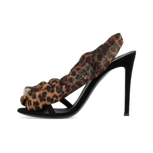 Giuseppe Zanotti GZ Milonga One Ремешок Сандалии 10,5 см Женские Черный Коричневый