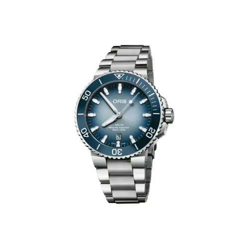 Oris Автоматический Механический Механизм Мужские Часы 43,5 мм Синий