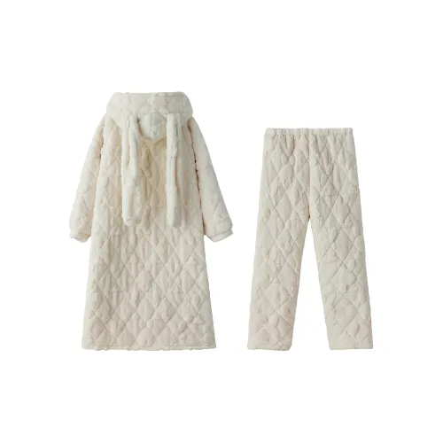 Redu Сливочный Женские Пижамные Комплекты