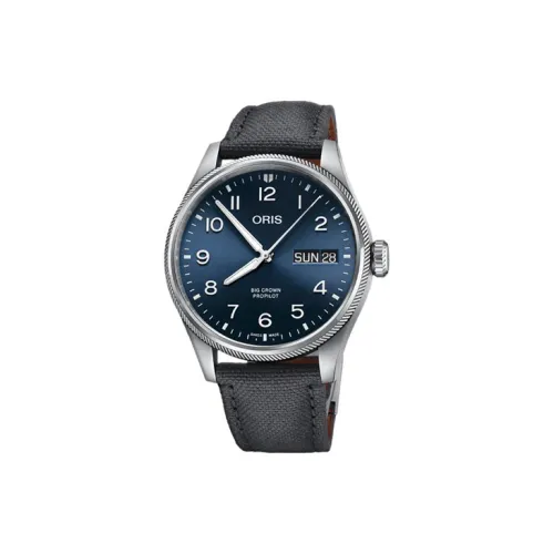 Oris Aviation Collection Автоматический Механический Часы Мужские 44 мм Синий Циферблат