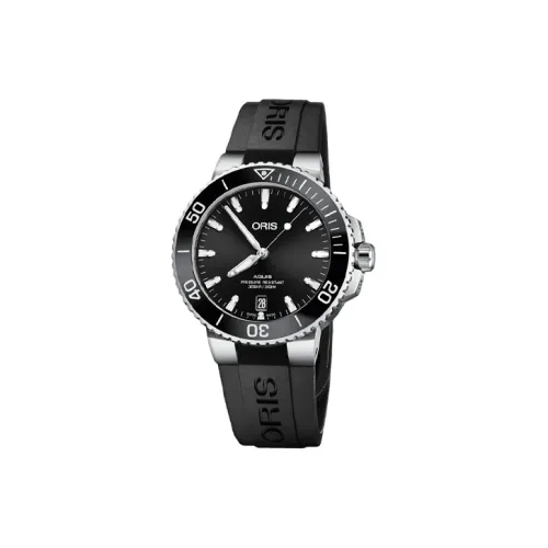 Oris Diving Collection Автоматический Механический Механизм Мужские Часы Часы 39,5 мм Черный Циферблат Корпус из Нержавеющей Стали