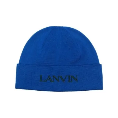 Lanvin Шерсть Береты Женские Синий