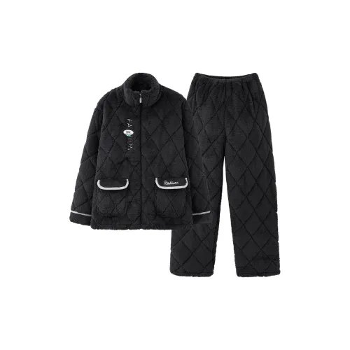 Qin Jing Charcoal Black Мужской Пижамный Комплект