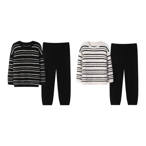 Sha Qian Пижамный комплект Осенний и Зимний Унисекс