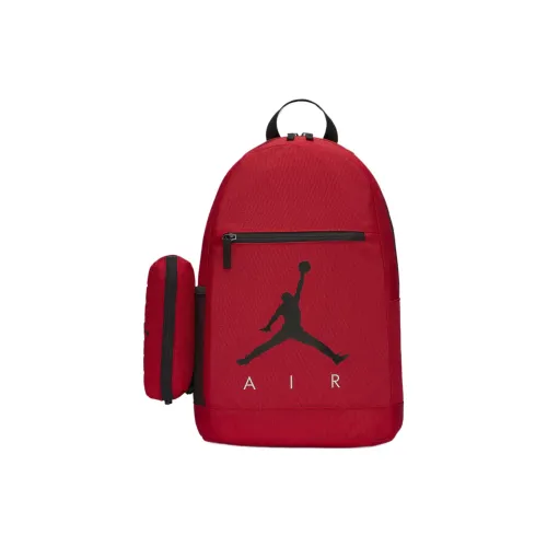 Jordan Polyester Backpack Large Unisex Red Джордан Полиэстер Рюкзак Большой Унисекс Красный