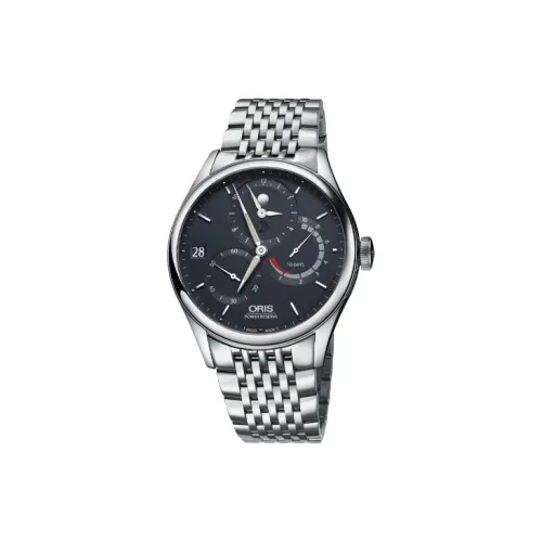 Oris Culture Collection Автоматический Механический Механизм Мужские Часы Часы 43 мм Черный Циферблат