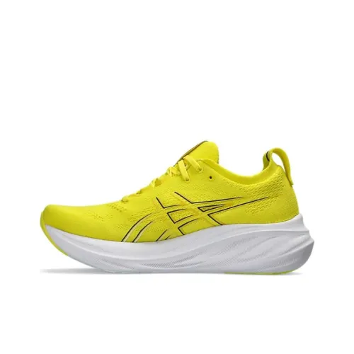 Asics Гель Nimbus 26 Беговые кроссовки Низкий топ Ярко-желтый Мужской