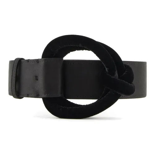 GIORGIO ARMANI Ремень Женский Черный Ширина 5 см