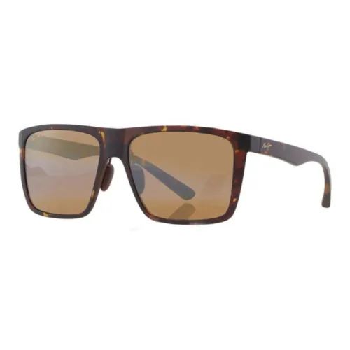 Maui Jim Nylon Rectangular Sunglasses Men's Tortoiseshell