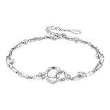 Браслет с переплетением【Серебро S925】