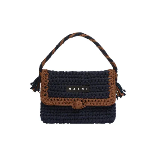MARNI Cotton KNIT Сумка Женская Ink Синий