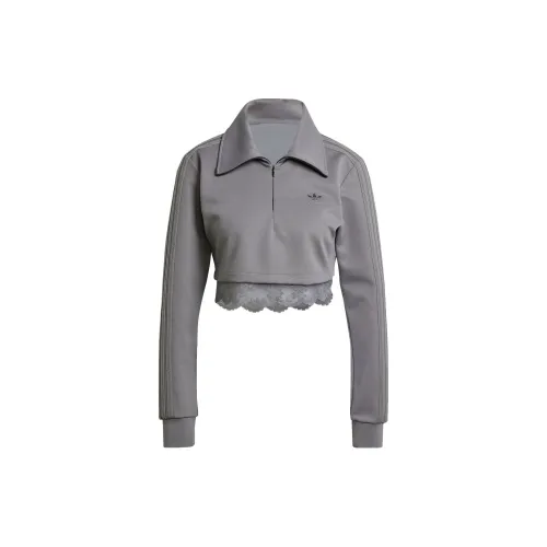 Adidas Originals Gray Series TRACK TOP Толстовка Женская Серого цвета