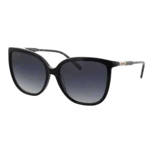 Солнцезащитные очки LACOSTE Collaboration пластик нерегулярная форма женские черные