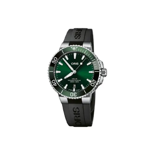 Oris Автоматический Механический Механизм Мужские Часы 41,5 мм Зеленый