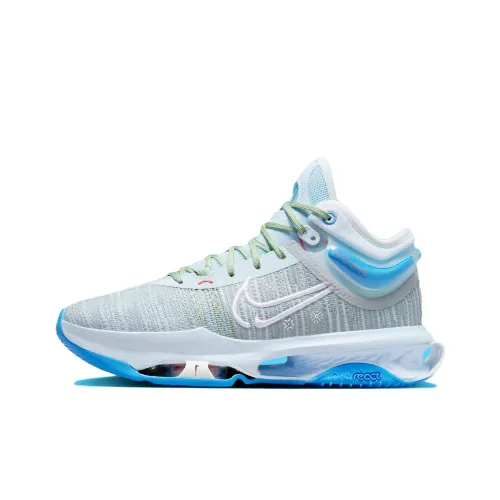 Nike Air Zoom g.T. Jump 2 Low Топ Баскетбольные кроссовки Мужской Серый Синий
