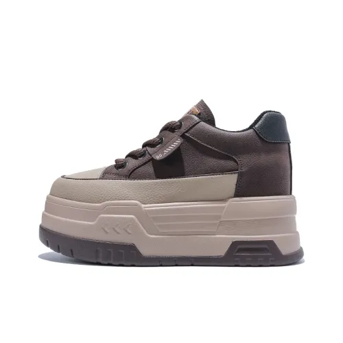 Junjali Аbrasion Resistant визуально увеличивает рост Низкий Топ Casual 8 см Женские