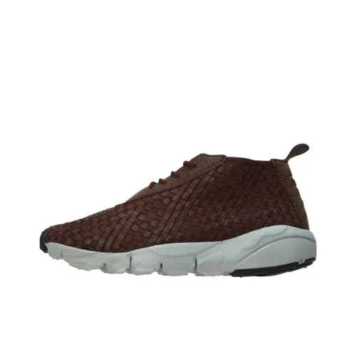 Nike Air Footscape Slip Resistant Abrasion Resistant Низкий Топ Повседневная обувь Унисекс Коричневый