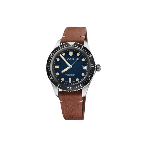 Oris Автоматический Механический Механизм Мужские Часы из Коллекции Diving 36 мм Синий