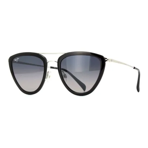 Maui Jim Ацетат Aviator Солнцезащитные очки Женские Черный