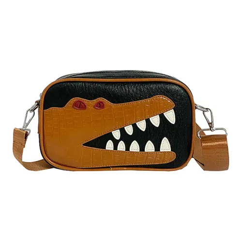 PULUWIRR ПУ (полиуретан) Бананка Camera Сумка Sling Сумка Сумки через плечо Сумка через плечо Стандартная Унисекс Черный Коричневый