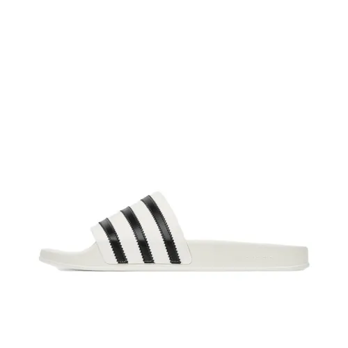 adidas Adilette Слайды Слипоны Черный/Белый Унисекс