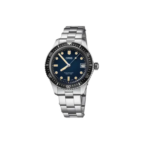 Oris Автоматический Механический Movement Унисекс Коллекция Diving Watch 36 мм Синий