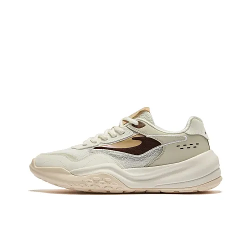 Erke Сыры Амортизация Износостойкий Низкий Топ Casual Мужской Микрокристаллический Белый Пемзовый Серый