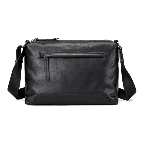 Ace Paul Личий Зернистая Кожа Тело Корова Кожа Сумка через плечо Сумка на плечо Средняя Унисекс Черная