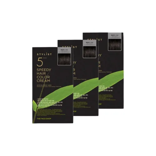 THE FACE SHOP 5 Minute Темно-кофейный Волосы Краситель Первая Доза IS 20г*3 + Вторая Доза IS 20г*3