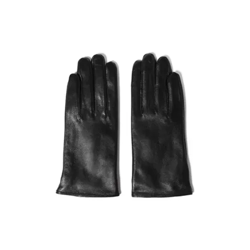 JEFFSUN Sheepskin Gloves Unisex Black JEFFSUN Овчина Перчатки Унисекс Черный