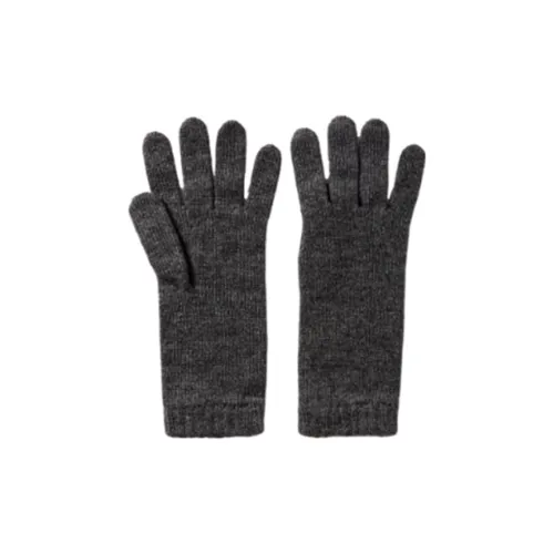 JOHNSTONS OF ELGIN Вязаные перчатки Женские Темно-серый