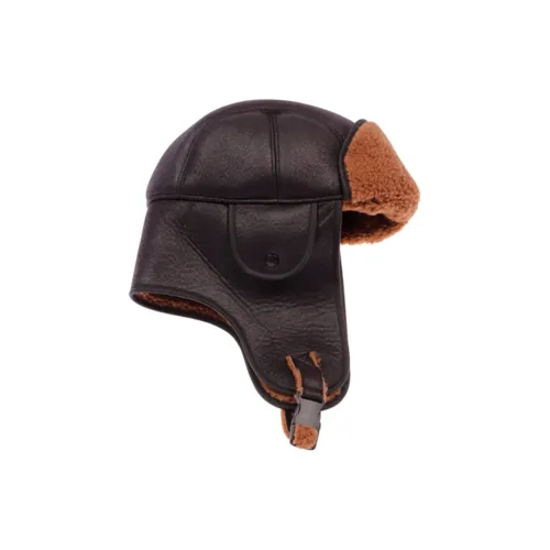 A.P.C Полиэстер Шапки-ушанки Мужской Коричневый