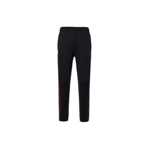 Adidas Черные Мужские Вязаные Тренировочные Штаны