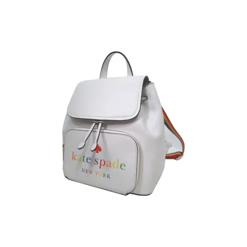 Kate Spade Pride Личиевая кожа Рюкзак Женская Белый Многоцветный