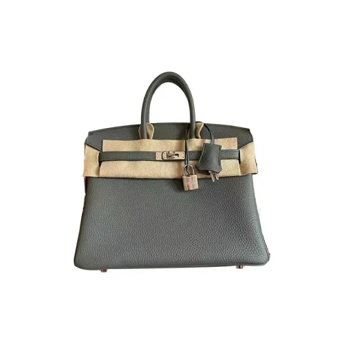 HERMES Birkin Коровья кожа Togo Сумка Birkin Сумка Женская 63 Vert Amande Миндально-зеленый