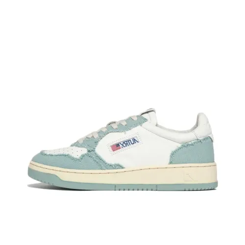 AUTRY Низкие кроссовки для скейтбординга Женские Белые Зеленые