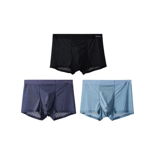 Lanza Черный+Темно-синий Серый+Синий Серый Мужские боксер-шорты