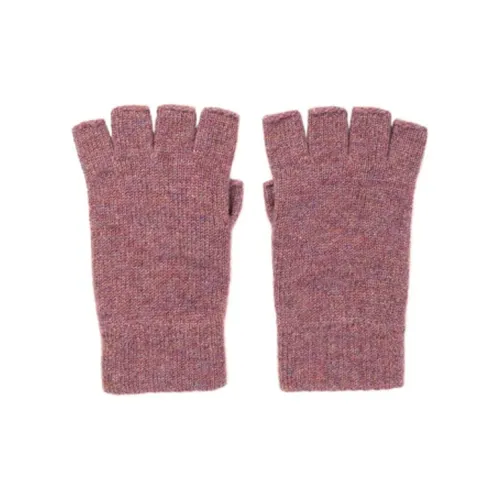 JOHNSTONS OF ELGIN Вязаные перчатки Женские Розовые