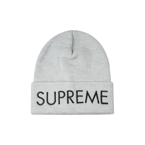 Supreme Acrylic Beanies Men's Gray