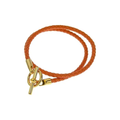 HERMES Кожа Браслеты Унисекс Коричневый