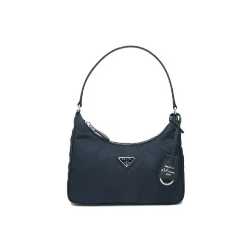 PRADA RE Edition Кожа Сумка Сумка через плечо Женская Морской синий