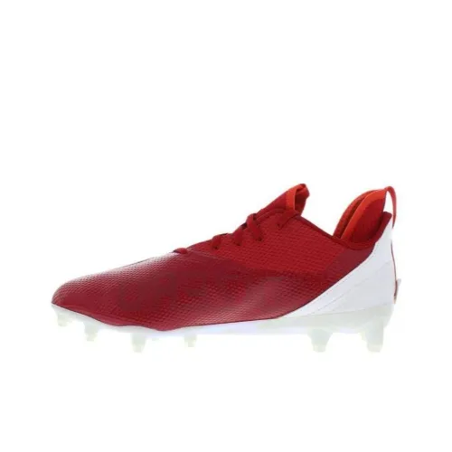 Adidas FG Твердое покрытие амортизация износостойкие футбольные бутсы мужские красные