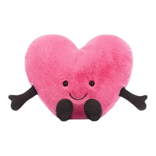 JELLYCAT Valentine's Day Collection Персиково-розовый Сердце Куклы Плюшевая кукла 17 см Высота