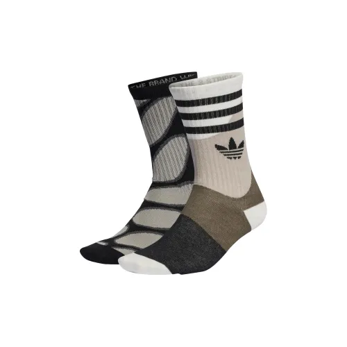 Adidas Originals Marimekko совместный бренд Высокие носки Набор из 2 пар Высокие носки Женские 2 упаковки