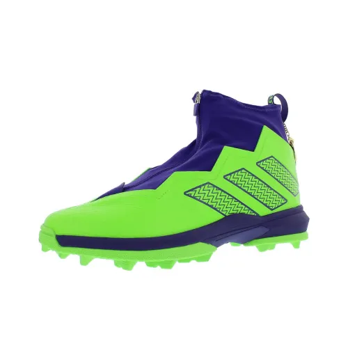 Adidas SM NASTY TORSION Амортизация Износостойкие Высокие Беговые Кроссовки Мужские Зеленые Синие