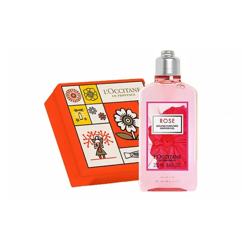 L'OCCITANE Розовый Сердце Бульвар Гель для ванны Hydrating Moisturizing Глубокая чистка 250 мл