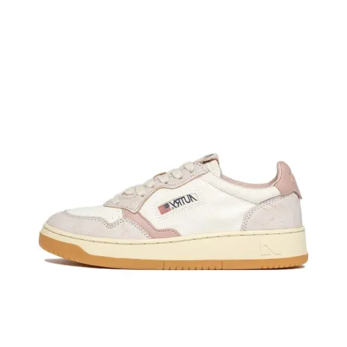 AUTRY Medalist Low Топ Скейтборд Кроссовки Женские Бежево-розовые